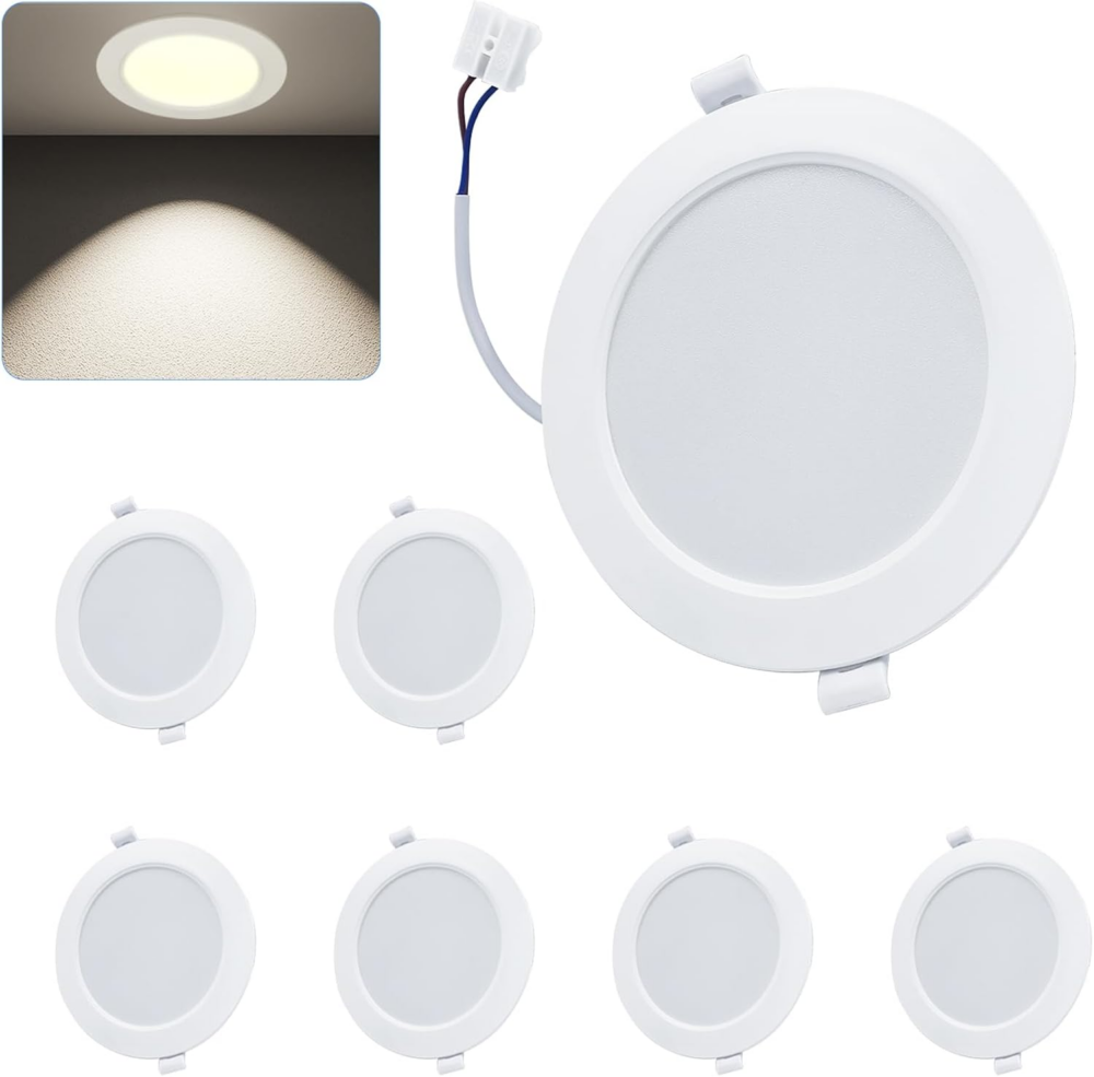 WeshLMPO Reflektor LED do zabudowy 230 V 4 W 3000 K zestaw 10 sztuk