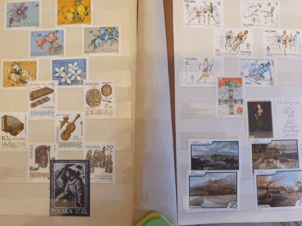 Znaczki pocztowe polskie czyste, klaser nr 5