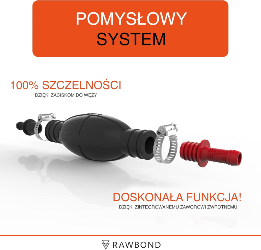 RAWBOND® Uniwersalna pompka ręczna do cieczy