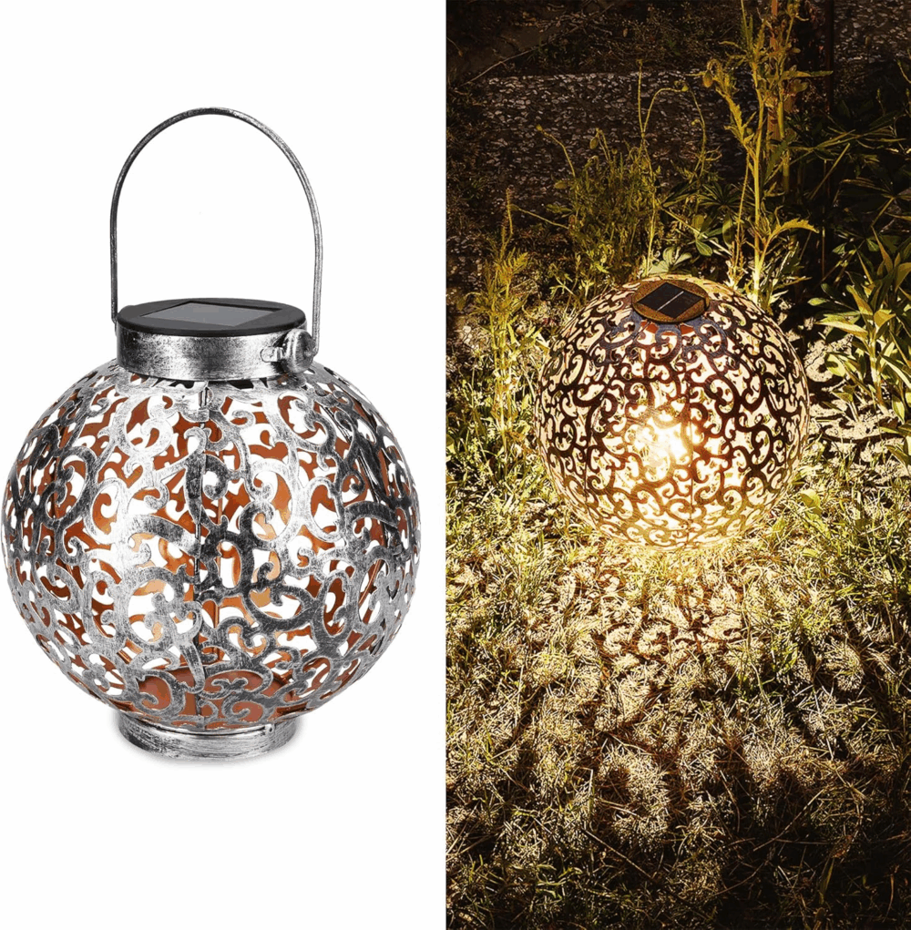 Navaris Zewnętrzna lampa solarna LED 21 cm, z uchwytem