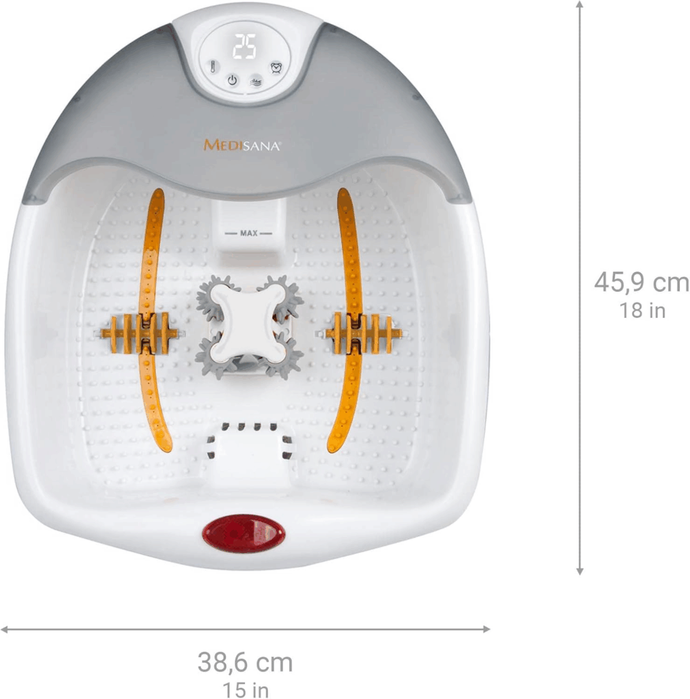 Medisana FS 885 Comfort kąpiel stóp z masażem stref refleksyjnych