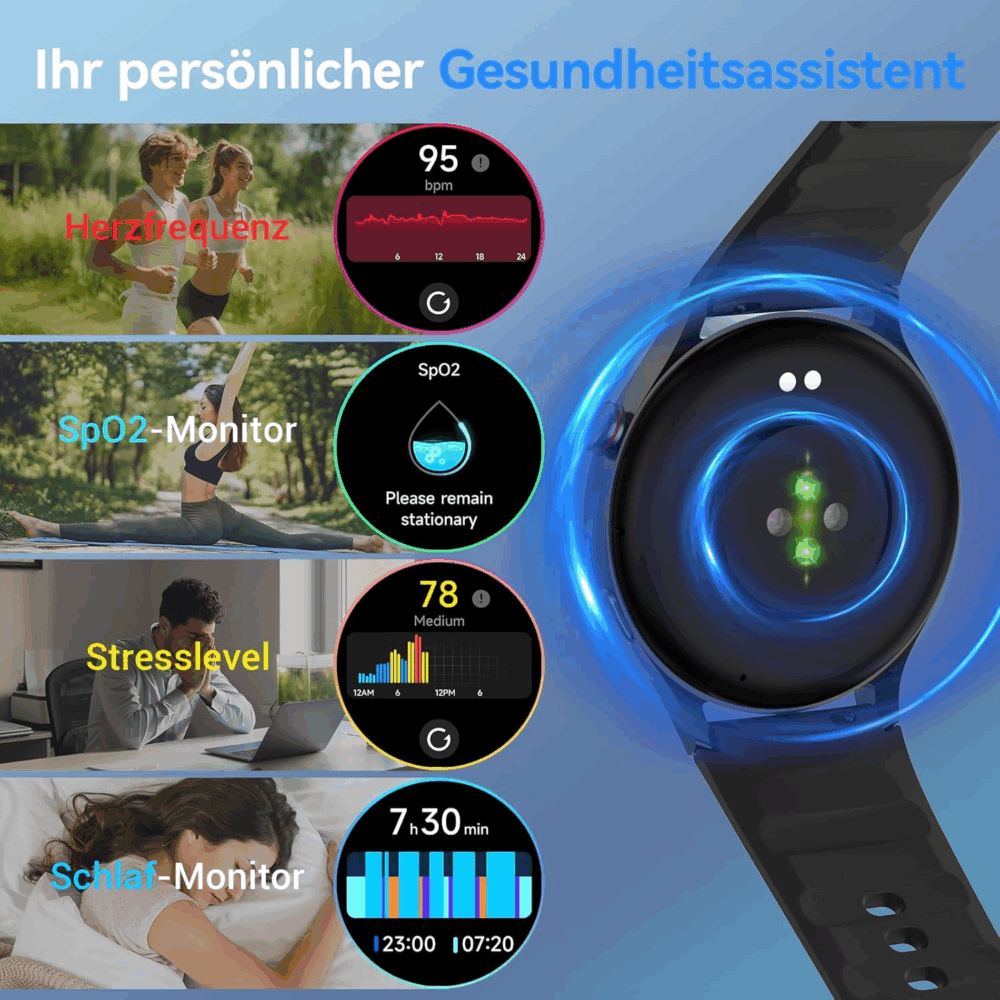 Smartwatch Veryfit AR-01 purpurowy